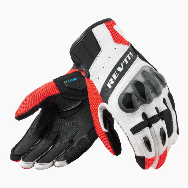 Rev'it! Revit Gloves Ritmo Black-Neon Red 3XL